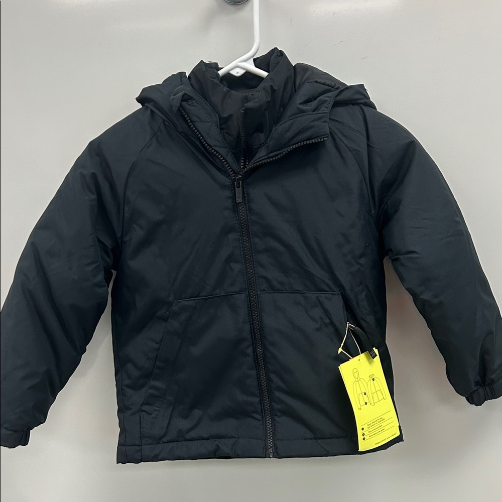 NWT Warm Kids Puffer Jacket in Classic Black